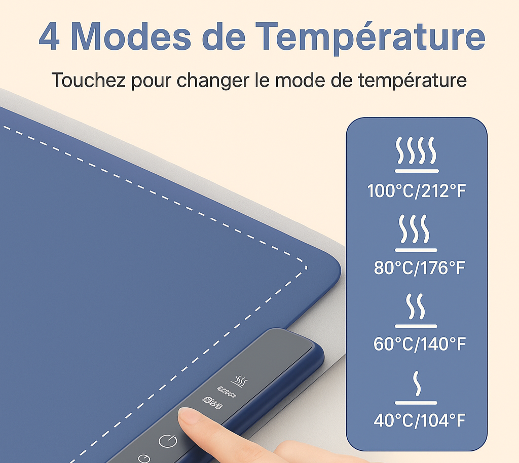 Tapis Chauffant Électrique pour Aliments