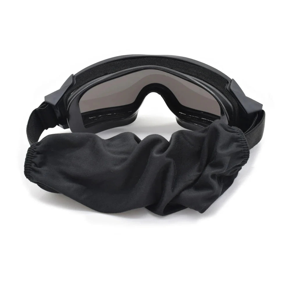 Óculos táticos com 3 lentes, óculos de combate, airsoft, paintball, proteção ocular para cs wargame, motocicleta, caminhadas