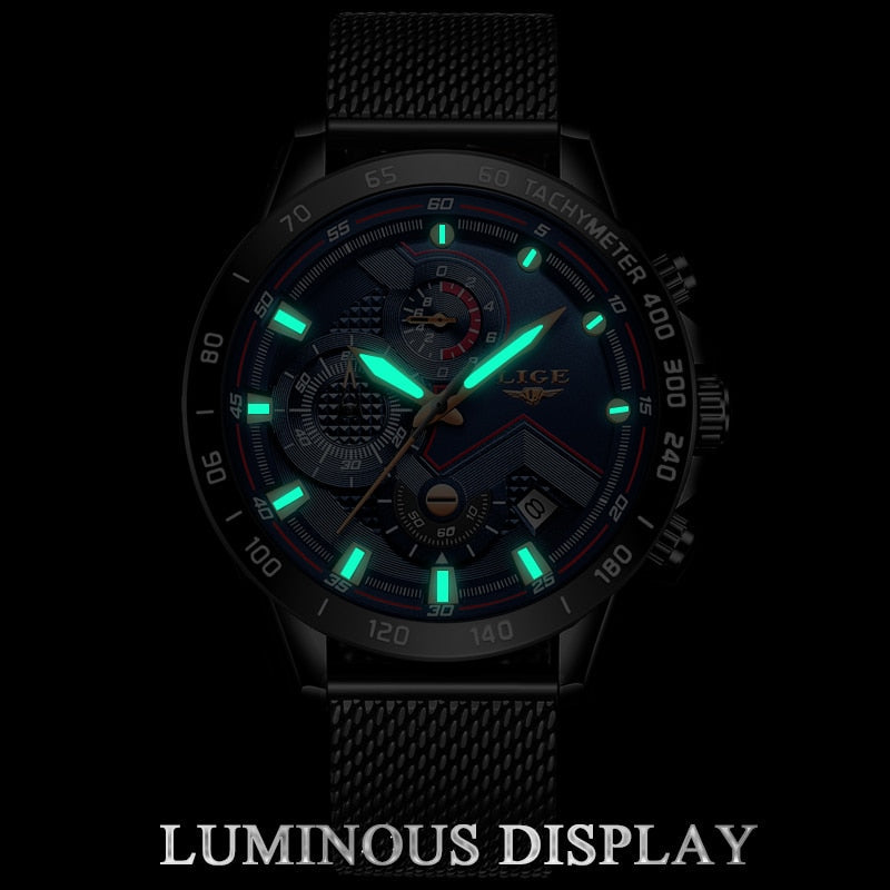 Men's gold quartz watch – A real timepiece!