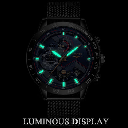 Men's gold quartz watch – A real timepiece!