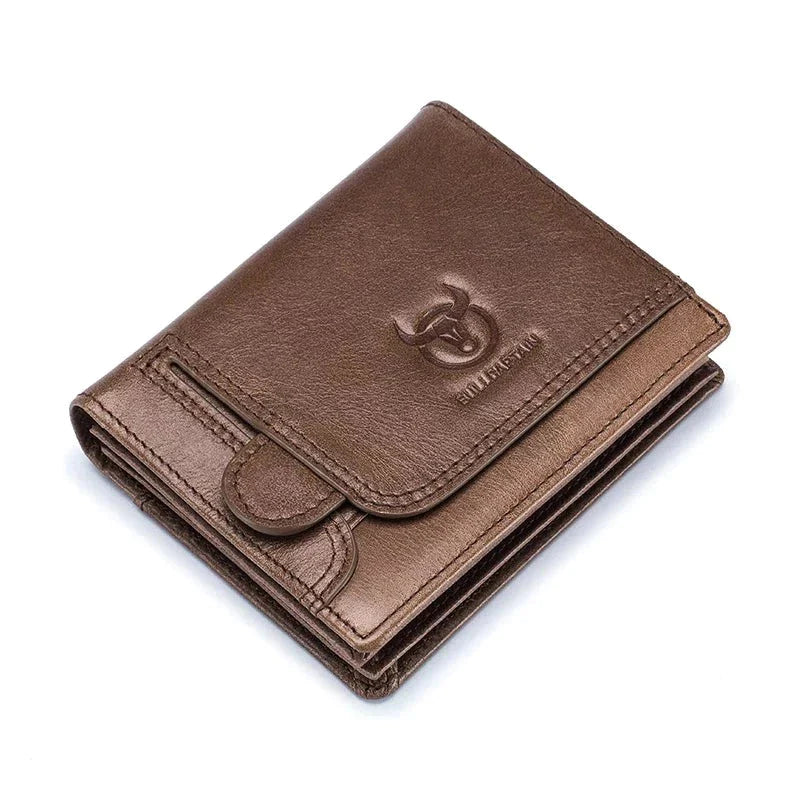 Quick leather wallet for men