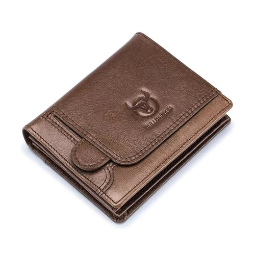 Quick leather wallet for men