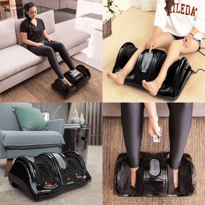 3-in-1 Foot, Ankle, and Calf Massager – Deep Relief, Circulation, and Relaxation