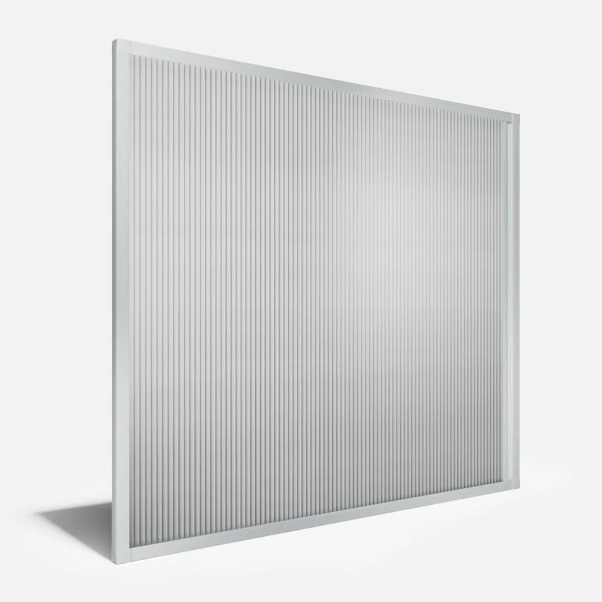 Privacy screen with hidden frame