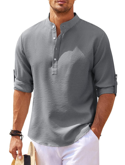 Cormac - Men's Long-Sleeve Chill Linen Shirt