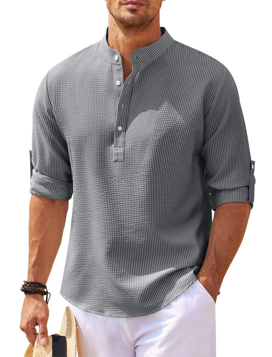Cormac - Men's Long-Sleeve Chill Linen Shirt