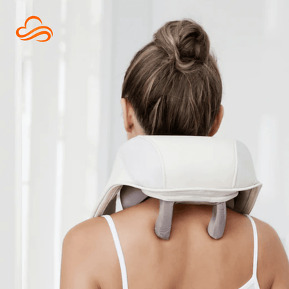 3-in-1 Shiatsu Massager (Neck and Shoulder) – Heat Therapy, Vibration, and Deep Tension Relief (Rechargeable)