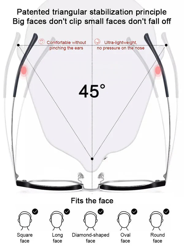 Automatic zoom anti-blue light reading glasses - BUY 1 GET 1 FREE
