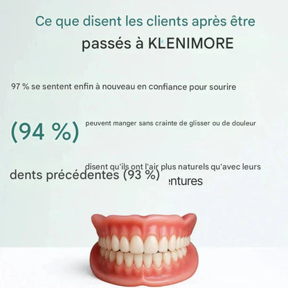 KLENIMORE™ Professional Medical Full Denture with Strong Suction