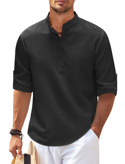 Cormac - Men's Long-Sleeve Chill Linen Shirt