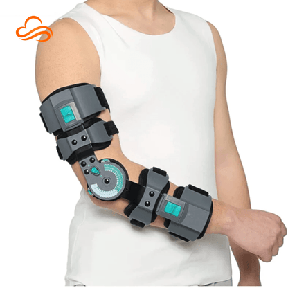 Adjustable Hinged Elbow Support – Angle Stabilization (0º-120º) and Comfort