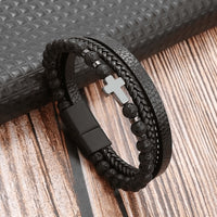 Matte Black | Cross Pendant