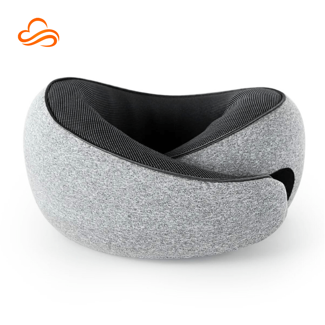 360º Ergonomic Neck Pillow – Memory Foam, Firm Support for Travel