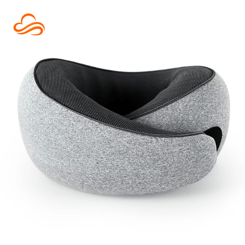 360º Ergonomic Neck Pillow – Memory Foam, Firm Support for Travel