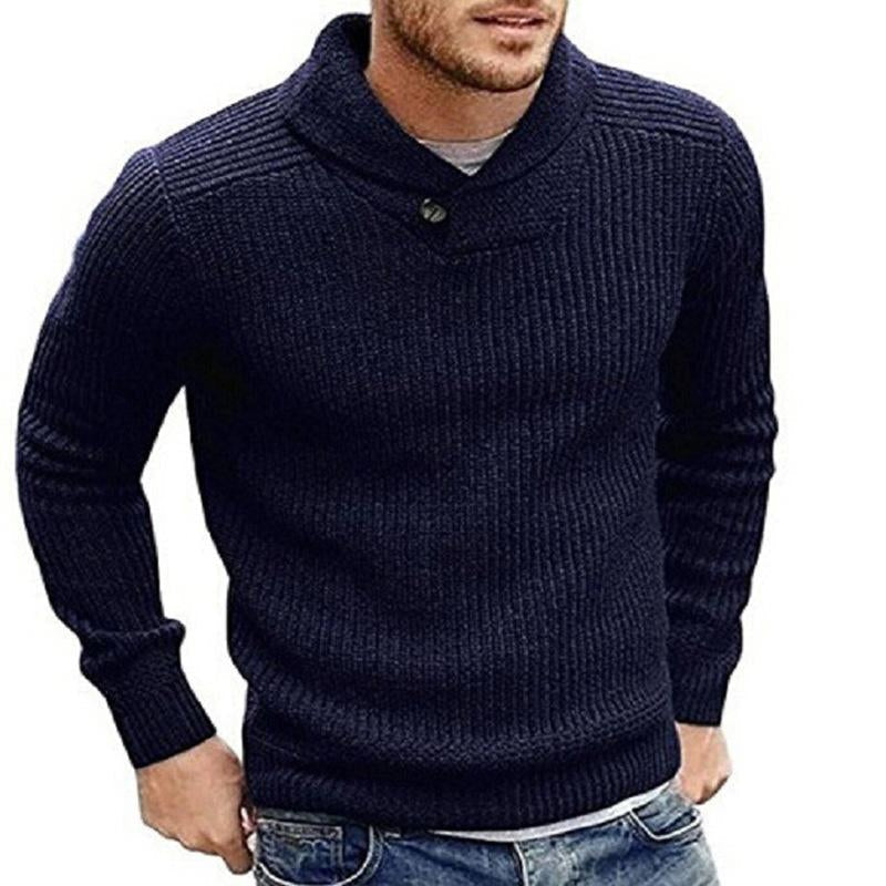 Chap's cozy knit sweater in bold colors