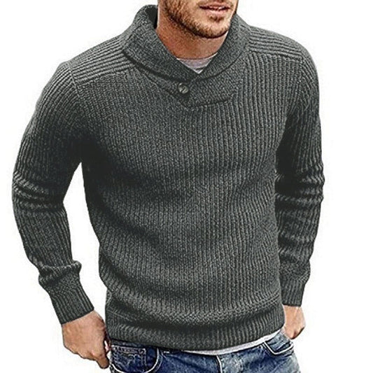 Chap's cozy knit sweater in bold colors
