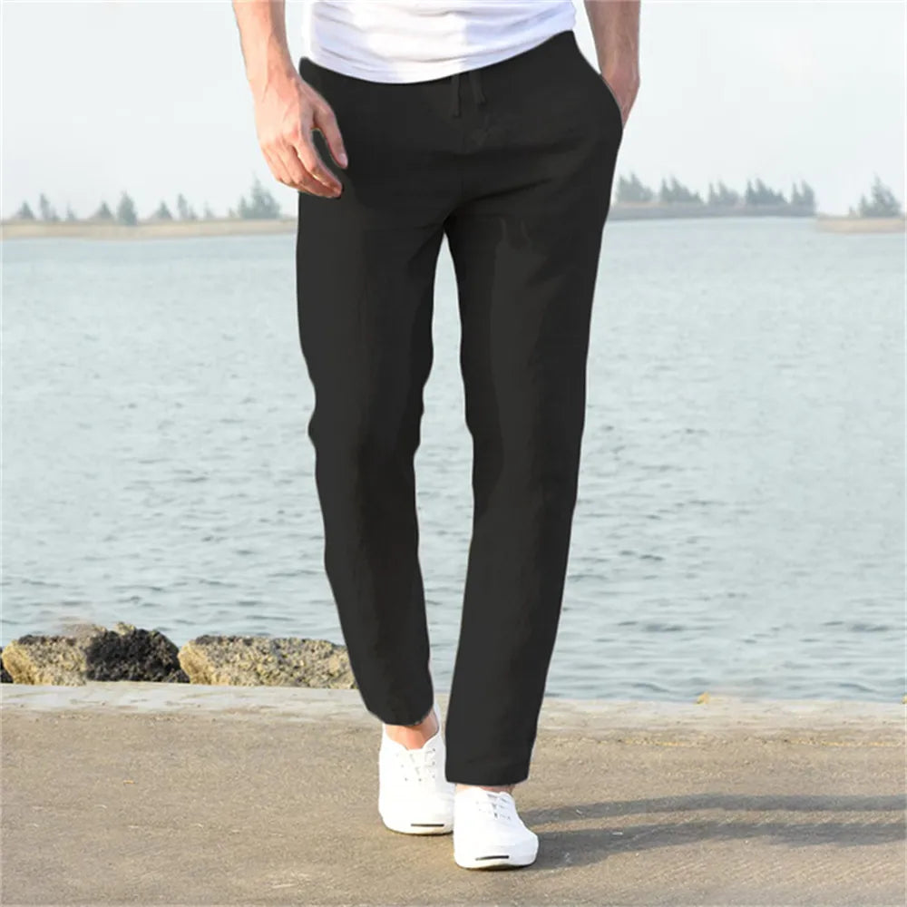 Poli - Casual linen trousers for a great summer