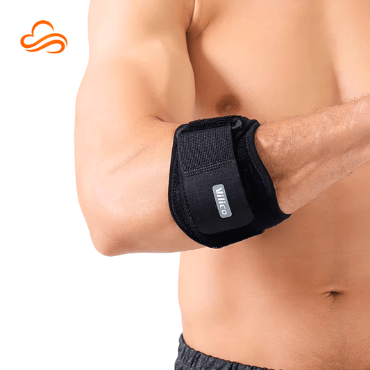 Set of 2 Elbow Compression Bands – Adjustable Support and Muscle Tension Relief