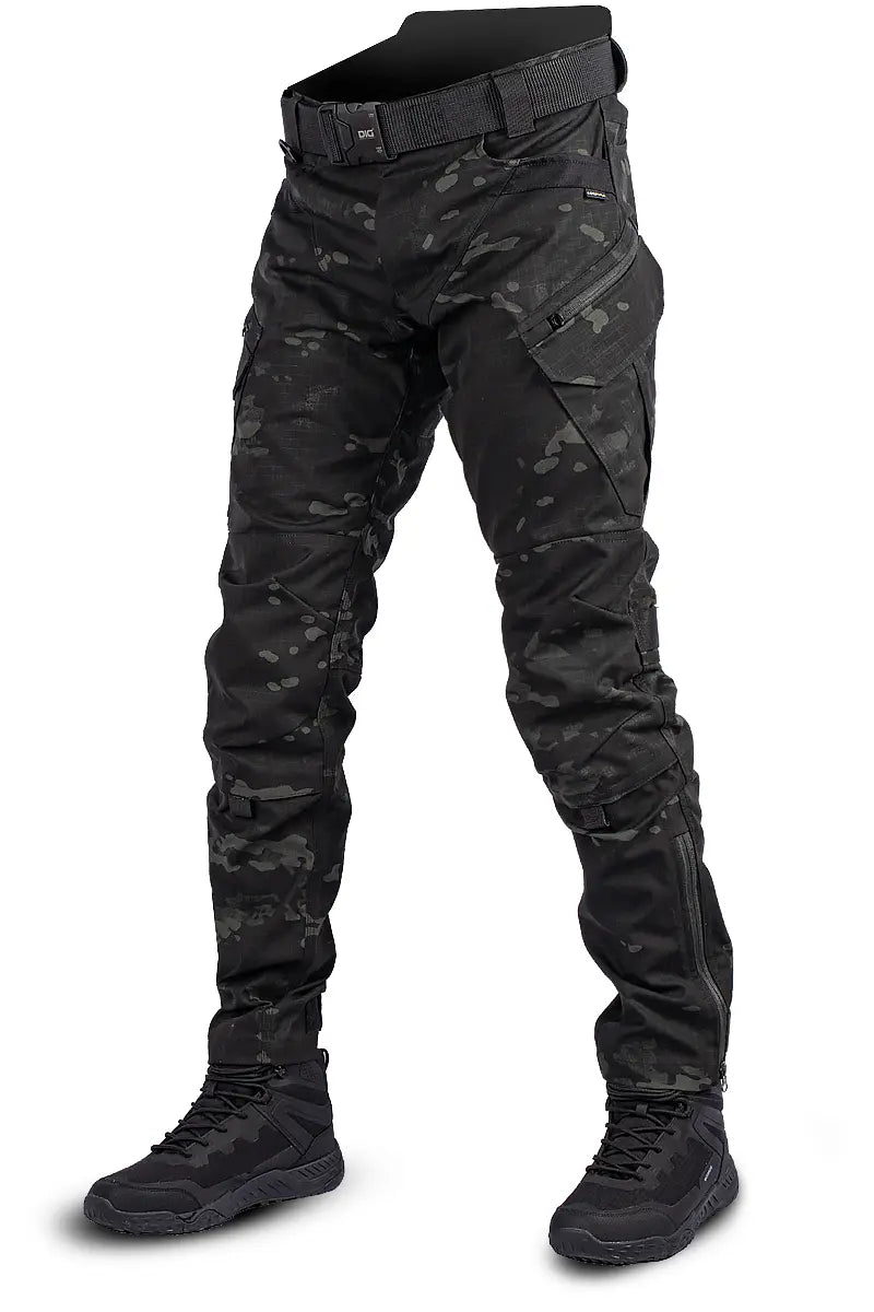 Kinetic Tactical Pants Multicam – Black