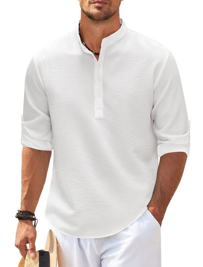 Cormac - Men's Long-Sleeve Chill Linen Shirt