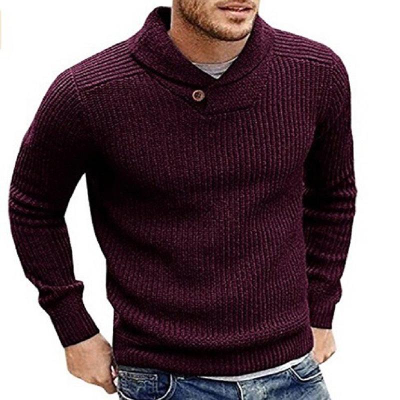 Chap's cozy knit sweater in bold colors