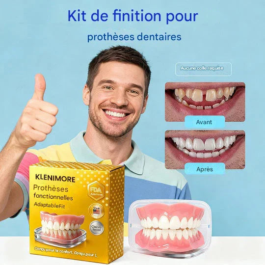 KLENIMORE™ Professional Medical Full Denture with Strong Suction