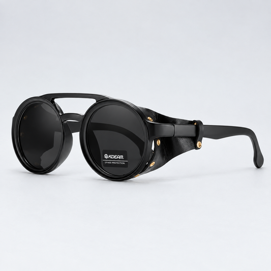 KDEAM Vintage Round Sunglasses – UV400 Protection