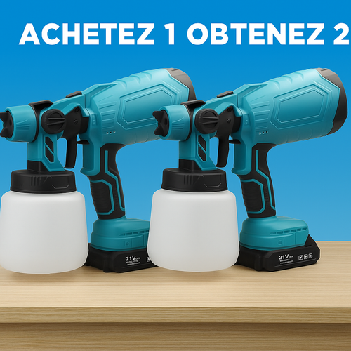 Cordless high-pressure paint sprayer with battery - Buy 1, get 2