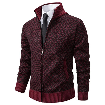 Remy-Doir® Knitted Jacquard Waistcoat
