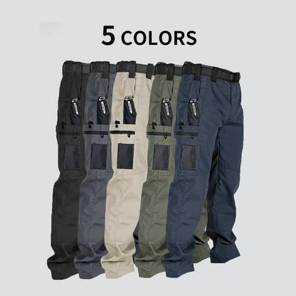 Men's Solid Color Tactical Work Pants