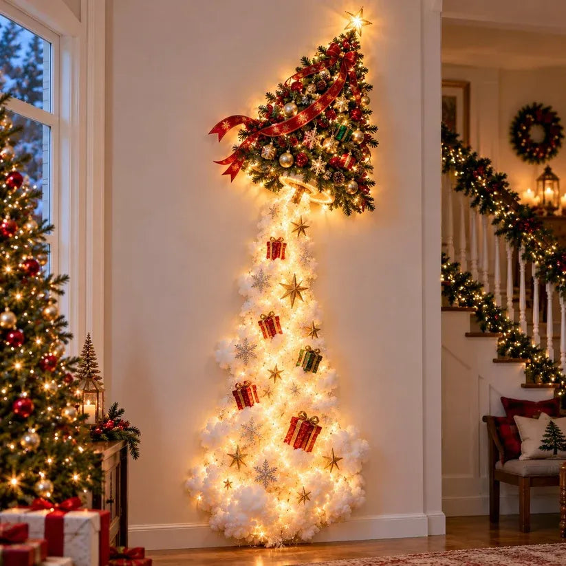 Magical Christmas Wall Light Display