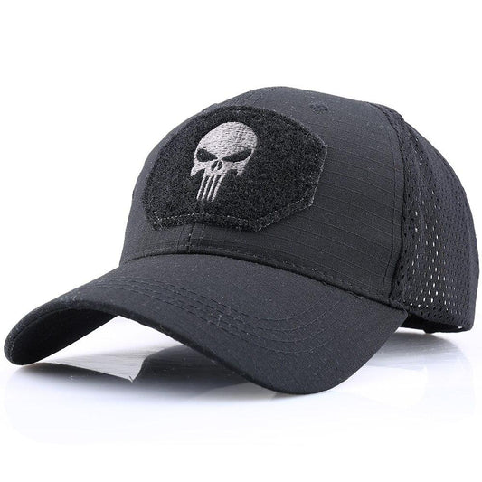 Tactical camouflage shell cap & sunglasses combination