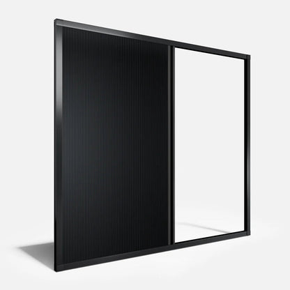 Privacy screen with hidden frame