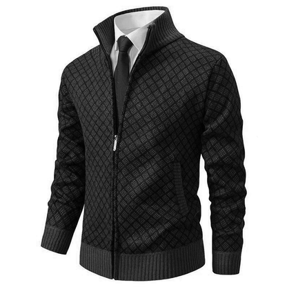 Remy-Doir® Knitted Jacquard Waistcoat