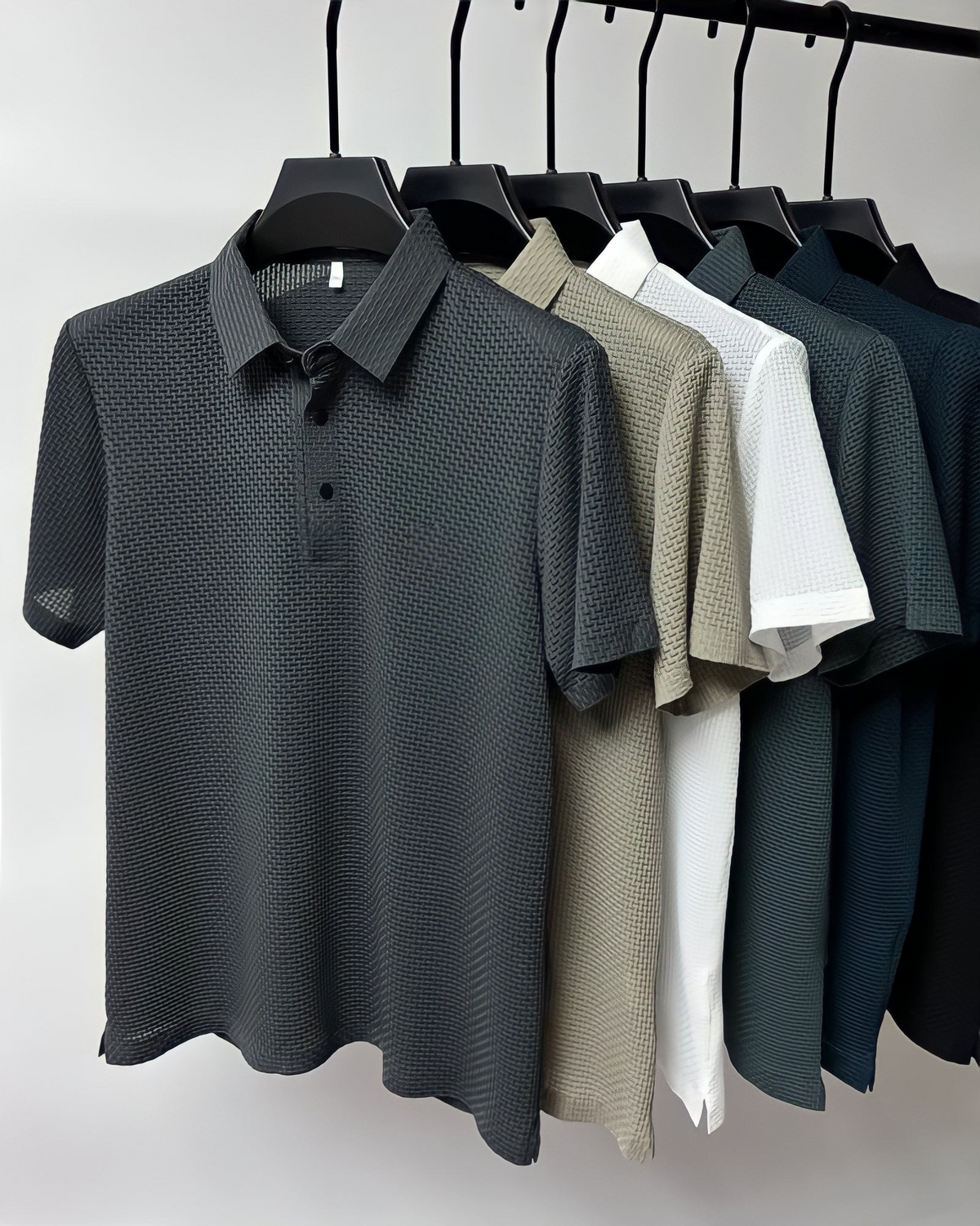 High-Quality Textured Slim Fit Polo