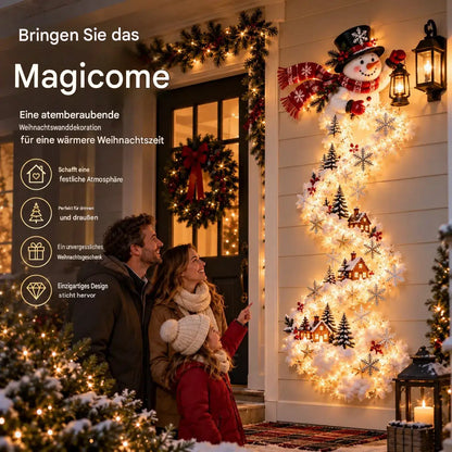 Magical Christmas Wall Light Display