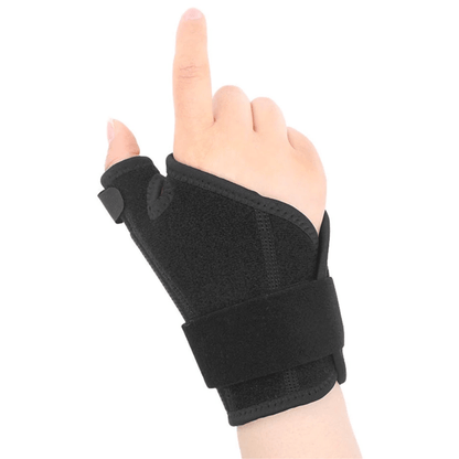 Adjustable Rigid Wrist and Thumb Support – Immobilization, Comfort, and Tension Relief