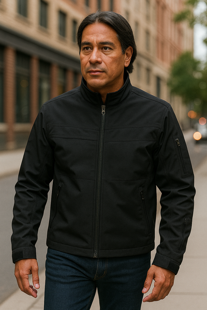 Waterproof and cut-resistant metal jacket for men