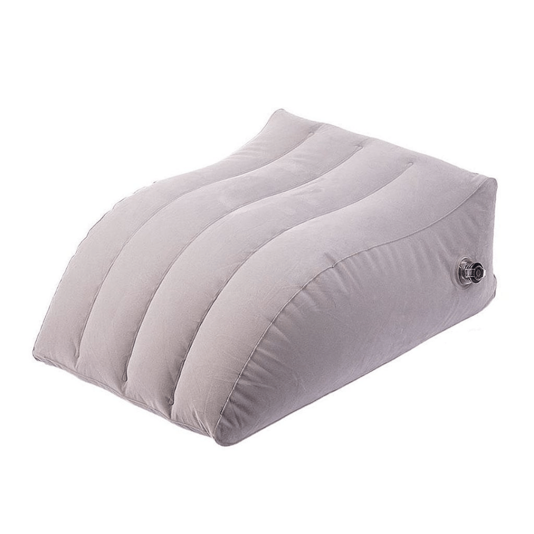 Inflatable Foot and Leg Rest – Multipurpose Velvet Cushion for Comfort and Circulation