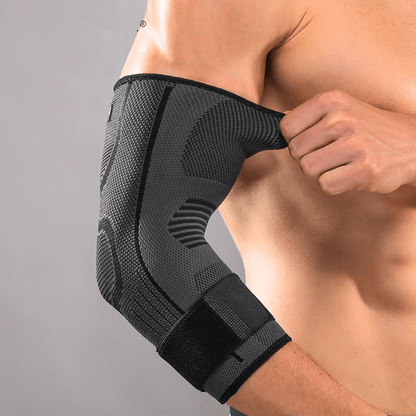 Elastic Compression Elbow Support – Pain Relief, Tendonitis, RSI/WRULD and Joint Stability
