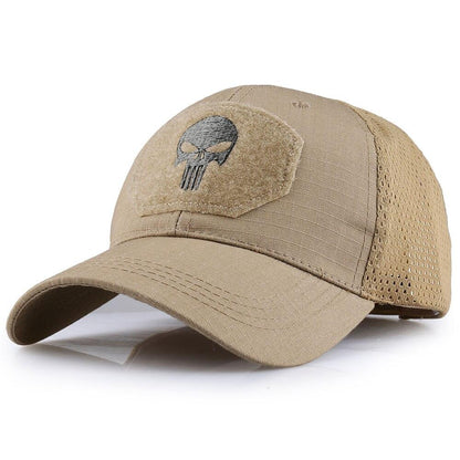 Tactical camouflage shell cap & sunglasses combination