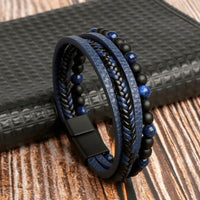 Blue and Black