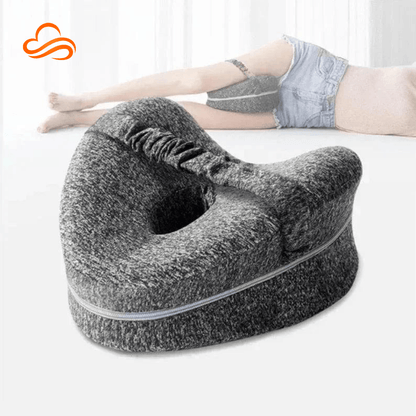 Memory Foam Leg Pillow – Spine Alignment, Knee and Sciatica Pain Relief, Side Sleeping
