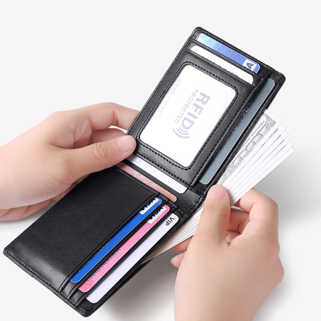 Men's leather wallet by NovaTech