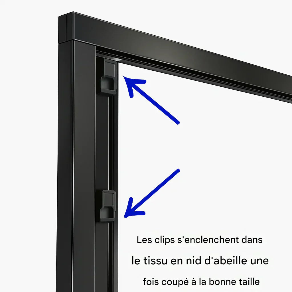Privacy screen with hidden frame
