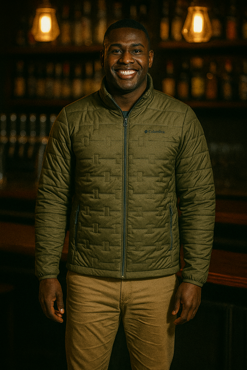 Men's quilted jacket