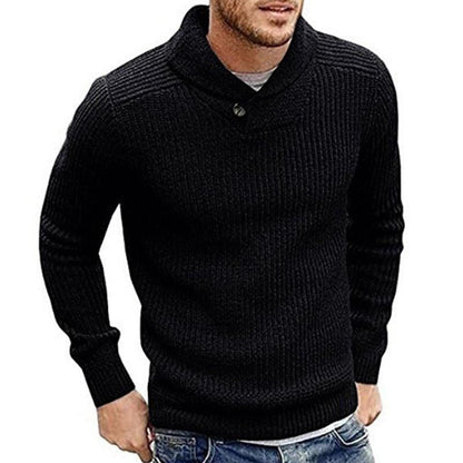 Chap's cozy knit sweater in bold colors