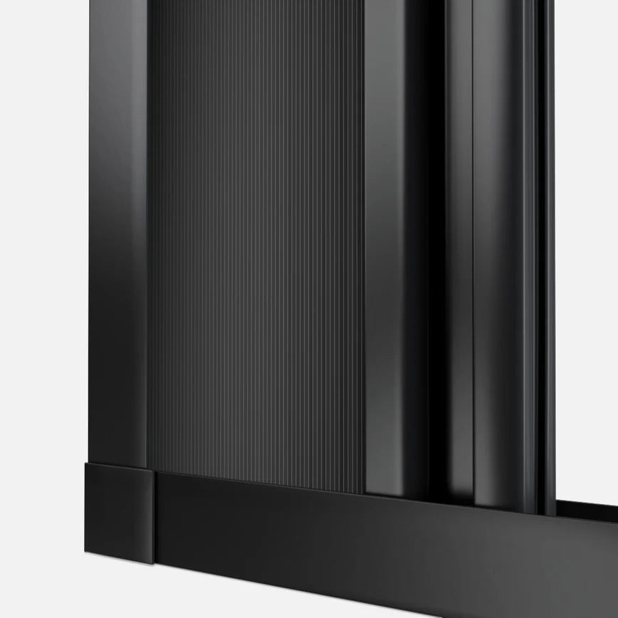 Privacy screen with hidden frame