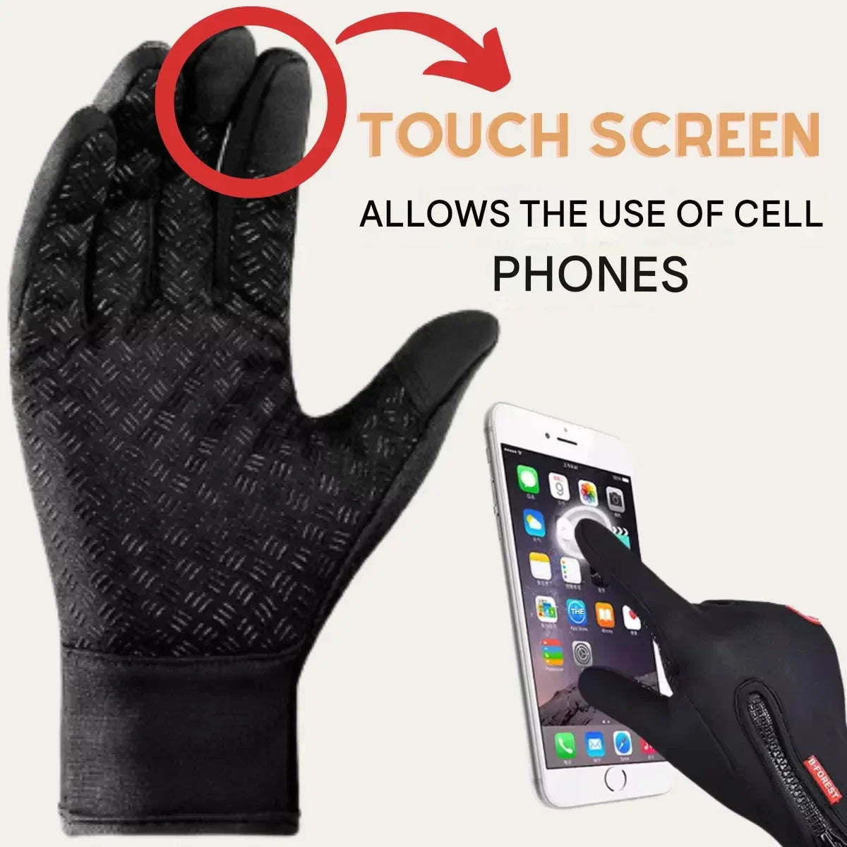 Waterproof Thermal Touchscreen Gloves