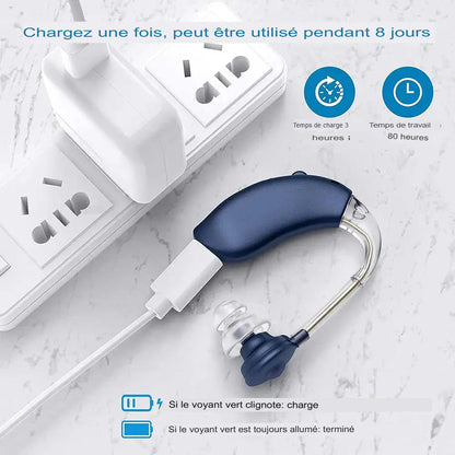🎧 ClarityPro™ Rechargeable Digital Hearing Aid – Exclusive Launch (Pack of 2 units)